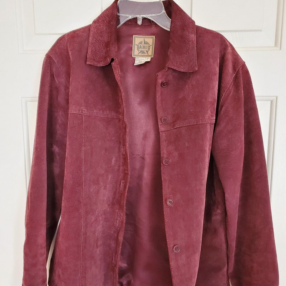 Vintage Boho Suede Shirt Jacket